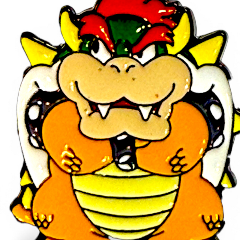 Bowser Mario Bros Enamel Pin Multicolor Humorous Lapel Pin for Bags Jackets