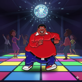 Fat Albert Disco Enamel Pin Retro Cartoon Collectible Gift for Pin Lovers