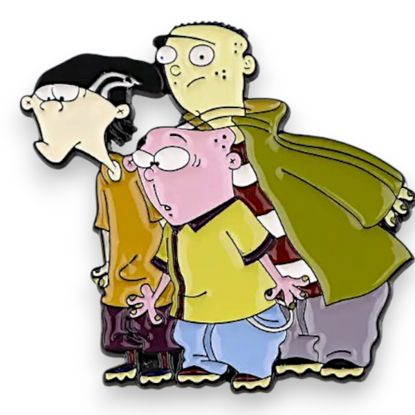 Ed Edd n Eddy Enamel Pin Retro 90s Cartoon Funny TV Show Badge