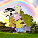 Ed Edd n Eddy Enamel Pin Retro 90s Cartoon Funny TV Show Badge