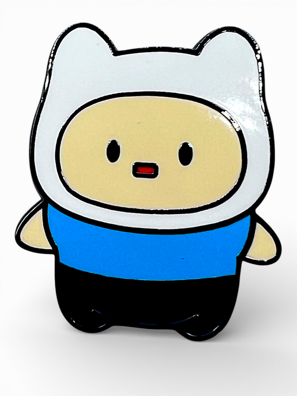 Adventure Cartoon Hero Finn Inspired Enamel Pin Backpack Hat Jacket Brooch