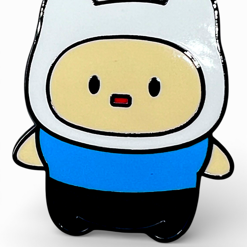 Adventure Cartoon Hero Finn Inspired Enamel Pin Backpack Hat Jacket Brooch