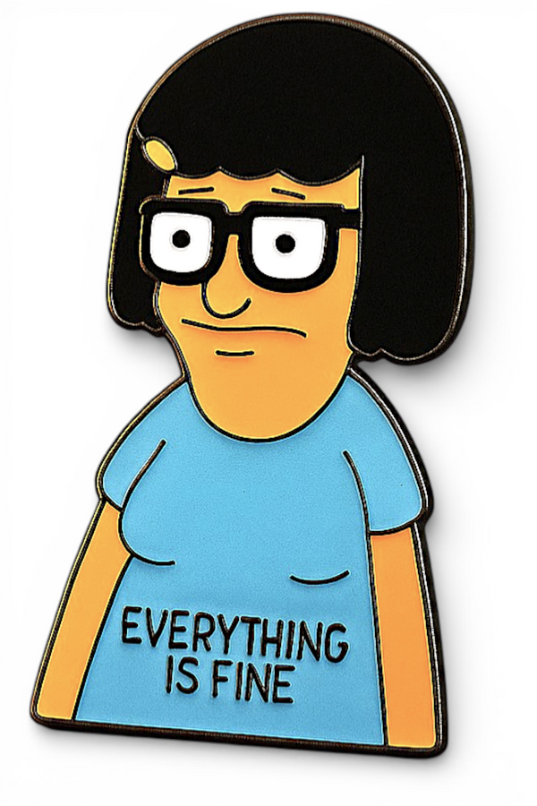 Bob's Burgers Tina Enamel Pin Humor Meme Lapel Pin Jacket Backpack