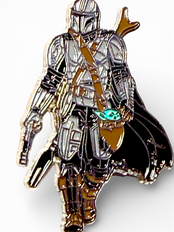 Mandalorian Star Wars Enamel Lapel Pin Cartoon Humor Collectible Accessory