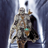 Mandalorian Star Wars Enamel Lapel Pin Cartoon Humor Collectible Accessory