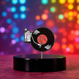 Music Heals My Soul Record Player Enamel Pin Retro Vinyl Music Badge