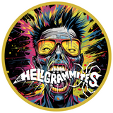"The Helgrammites" Punk Zombie Sticker