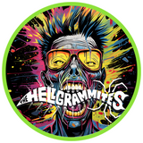 "The Helgrammites" Punk Zombie Sticker