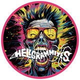 "The Helgrammites" Punk Zombie Sticker