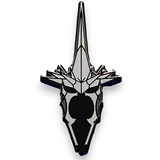 Lord of the Rings Witch-King Helmet Enamel Pin – Dark Fantasy Collectible