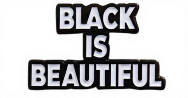 Black Is Beautiful Enamel Pin Brooch for Jackets Hats Backpacks Gifts