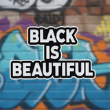 Black Is Beautiful Enamel Pin Brooch for Jackets Hats Backpacks Gifts