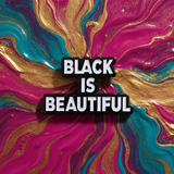Black Is Beautiful Enamel Pin Brooch for Jackets Hats Backpacks Gifts