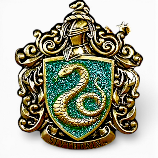 Official Harry Potter Slytherin Crest Enamel Pin Badge Wizarding World Licensed
