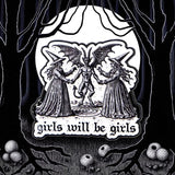 Gothic Witch Devil Ritual Enamel Pin Girls Will Be Girls Occult Brooch Jacket
