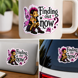 Finding Out Now Punk Fairy Sticker 4" BOPP Waterproof Vinyl Decal
