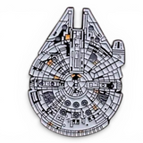 Millennium Falcon Enamel Pin – Starship Sci-Fi Spacecraft Badge Brooch Backpack