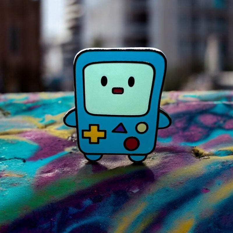 BMO Adventure Time Enamel Pin – Cute Cartoon Lapel Badge for Fans & Collectors