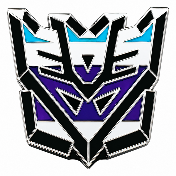 Transformers Decepticon Enamel Pin – Robot Logo Lapel Badge Collectible