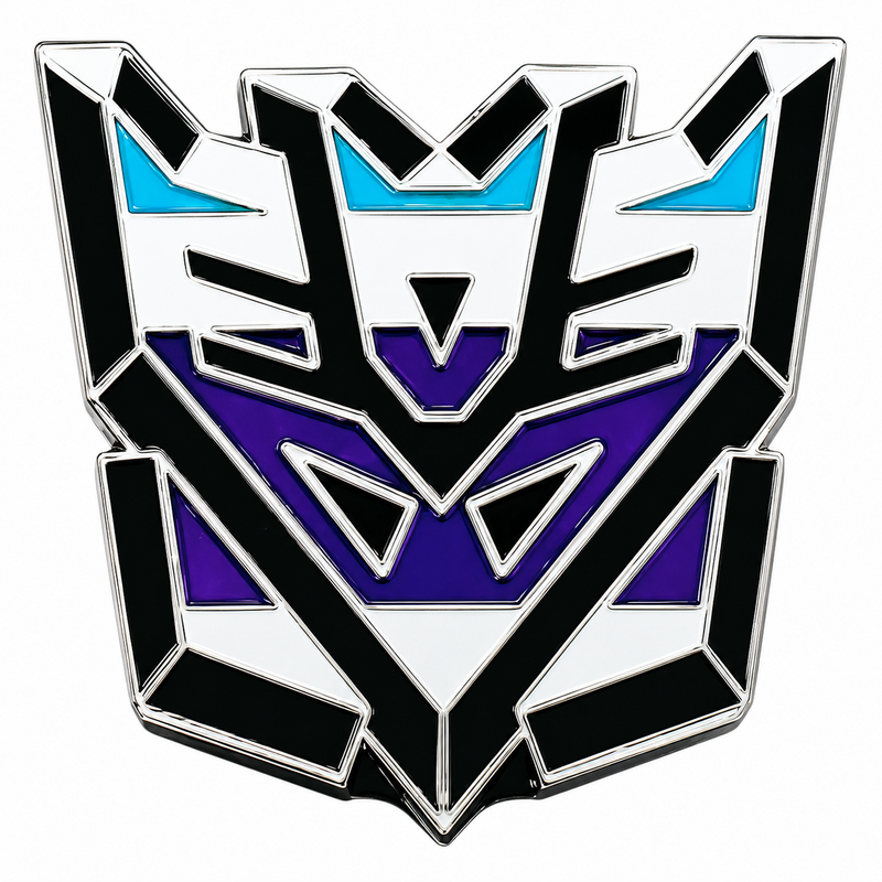 Transformers Decepticon Enamel Pin – Robot Logo Lapel Badge Collectible