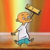 Ed and Plank Enamel Pin – Ed Edd n Eddy 90s Cartoon Retro Collectible Badge