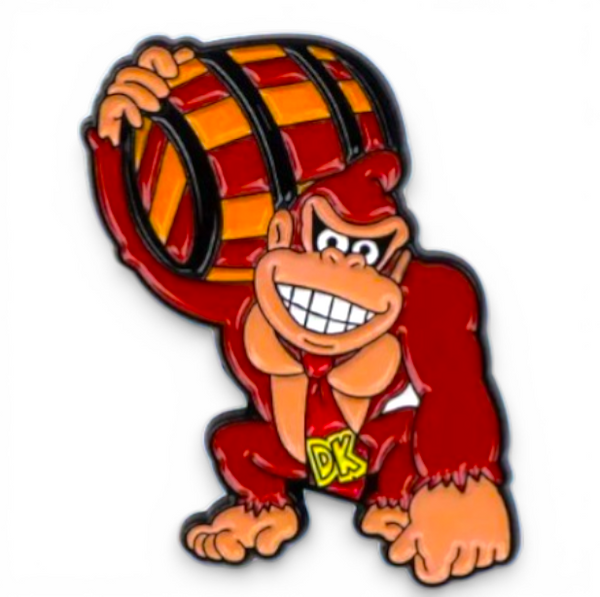 Donkey Kong Enamel Pin Retro Arcade Video Game Collectible Lapel Badge Gift