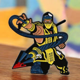Mortal Kombat Scorpion Enamel Pin – Gaming Gift, Cosplay Collectible Accessory