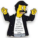 Bob Comedy Enamel Pin – Funny Meme Cartoon Accessory for Collectors