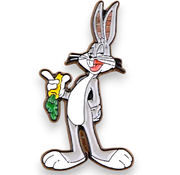Bugs Bunny Enamel Pin – Classic Looney Tunes Cartoon Lapel Badge Collectible