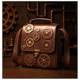Steampunk Gear Crossbody Bag for Women – Vintage Satchel for Cosplay & Daily Use