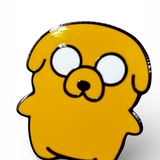 Jake Adventure Time Enamel Pin – Cute Cartoon Lapel Pin for Backpacks & Jackets