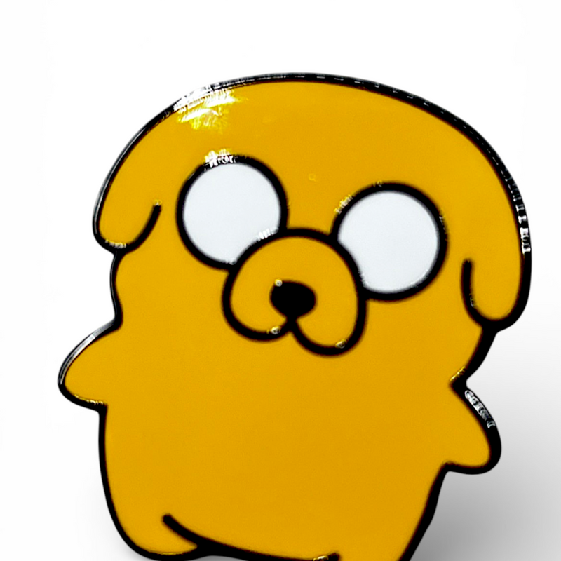 Jake Adventure Time Enamel Pin – Cute Cartoon Lapel Pin for Backpacks & Jackets