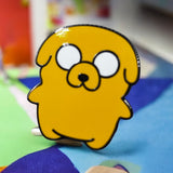Jake Adventure Time Enamel Pin – Cute Cartoon Lapel Pin for Backpacks & Jackets