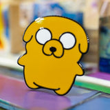 Jake Adventure Time Enamel Pin – Cute Cartoon Lapel Pin for Backpacks & Jackets