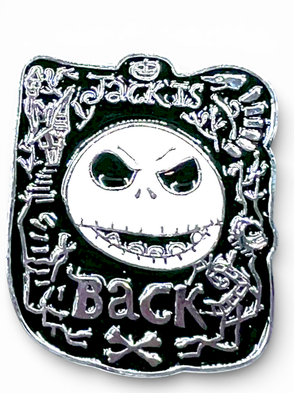 Jack Skellington “Jack Is Back” Enamel Pin Nightmare Before Christmas Gothic