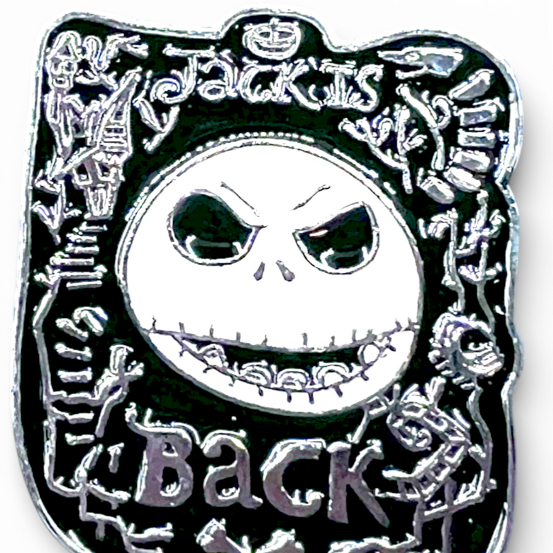 Jack Skellington “Jack Is Back” Enamel Pin Nightmare Before Christmas Gothic