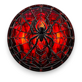 Spider Web Car Coasters 2pc Gothic Cup Holder Insert Halloween Decor
