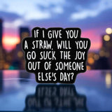 Sarcastic Enamel Pin Funny Rude Quote Goth Punk Humor Lapel Pin Gift